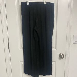 RENA ROWAN Black Stripes Womens Pants 16P